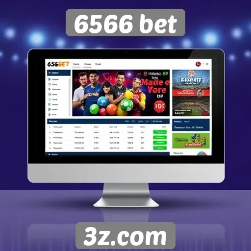 Interface e usabilidade do site 6566 bet
